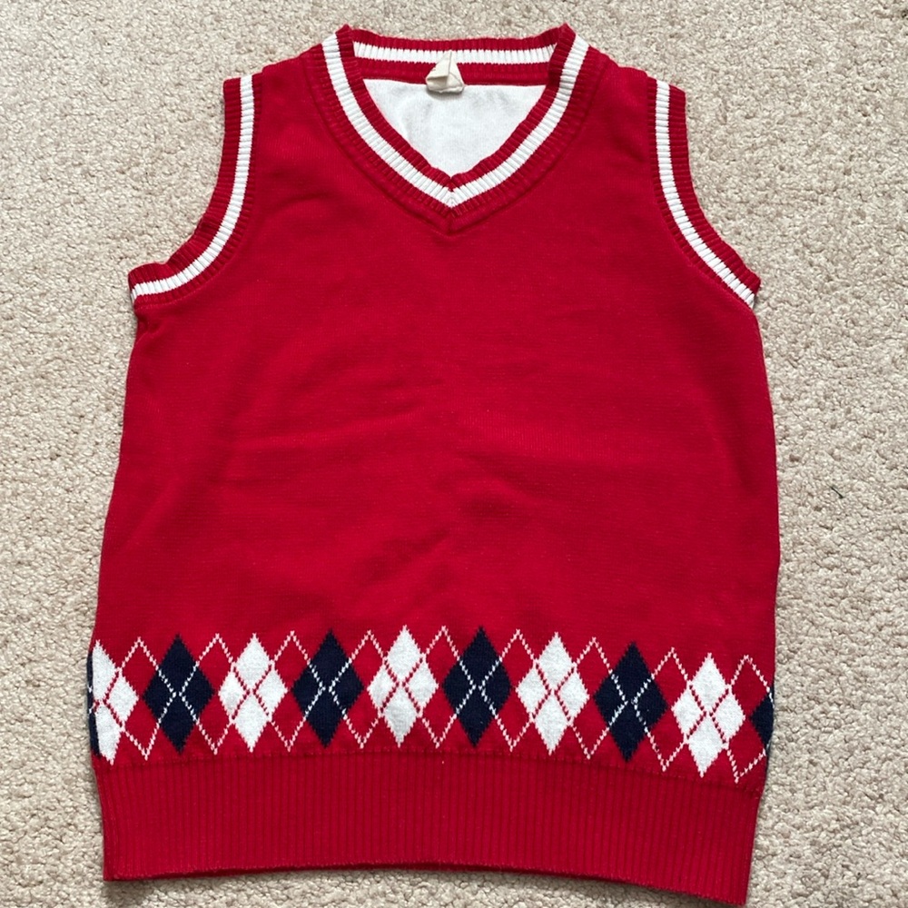 Unisex Kids Holiday Sweater Vest